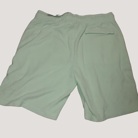 Guess Originals Mens Mint Green Terry Cloth Shorts Medium Daisies Floral Flower - Picture 7 of 10